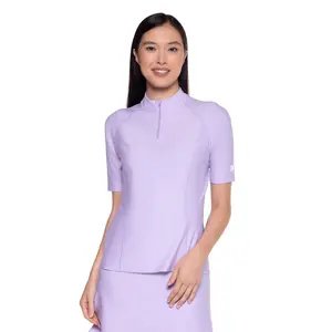 Women's Freestyle Short Sleeve Rash Guard | Lavendula