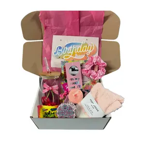 Birthday Blind Date with a Book Box Soft Cover Bookish Gift for Book Lovers Festive Packaging with Themed Goodies and Confetti Charm