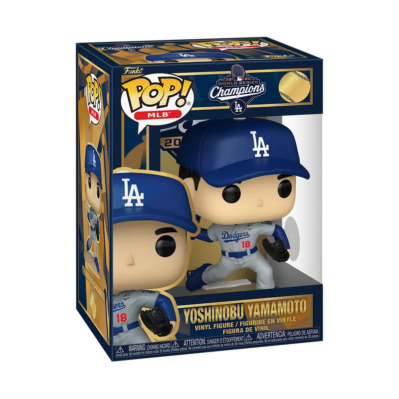 Funko Pop! MLB - Yoshinobu Yamamoto (2025 World Series MVP) Collectible Pop Vinyl Figure