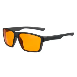 Cyxus Square Retro Gaming Glasses for Men Women Blue Light Glasses for Computer Screen Reduce Eye Strain Sleep Better - 8303 crowley  sunglass