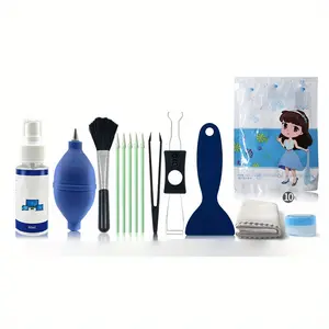 AJAZZ AKC80 AJAZZ AKC80 Mechanical Keyboard Cleaning Maintenance Kit: Switch Puller, Keycap Puller, Brush, Tweezers, Cleaning Liquid