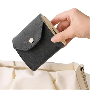Compact Quick Access Cash Wallet 1-99 Notes Vintage Faux Leather Buckle Mens Wallet Compact Quick Access Cash Wallet 1-99 Notes Vintage Faux Leather Buckle Mens Wallet