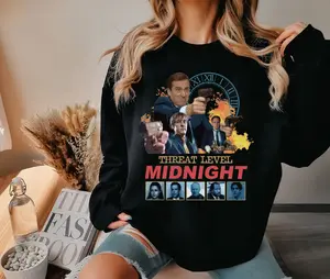 The Office Threat Level Midnight Retro Vintage Unisex Classic T-Shirt