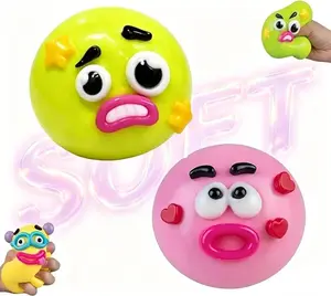 NEW Smushers Funny Dog Face Squishy Toy, Cutie Curiosities Dog Face Swap Squishy Soft Moldable Multisensory Stress Relief for Anxiety Safe Maltose Material Portable Sensory Decompression Party Favors