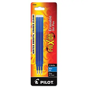 Pilot  Refill for FriXion Erasable Gel Ink Pen- Blue- 3-Pk