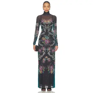AFRM Billie Dress in Baroque Floral