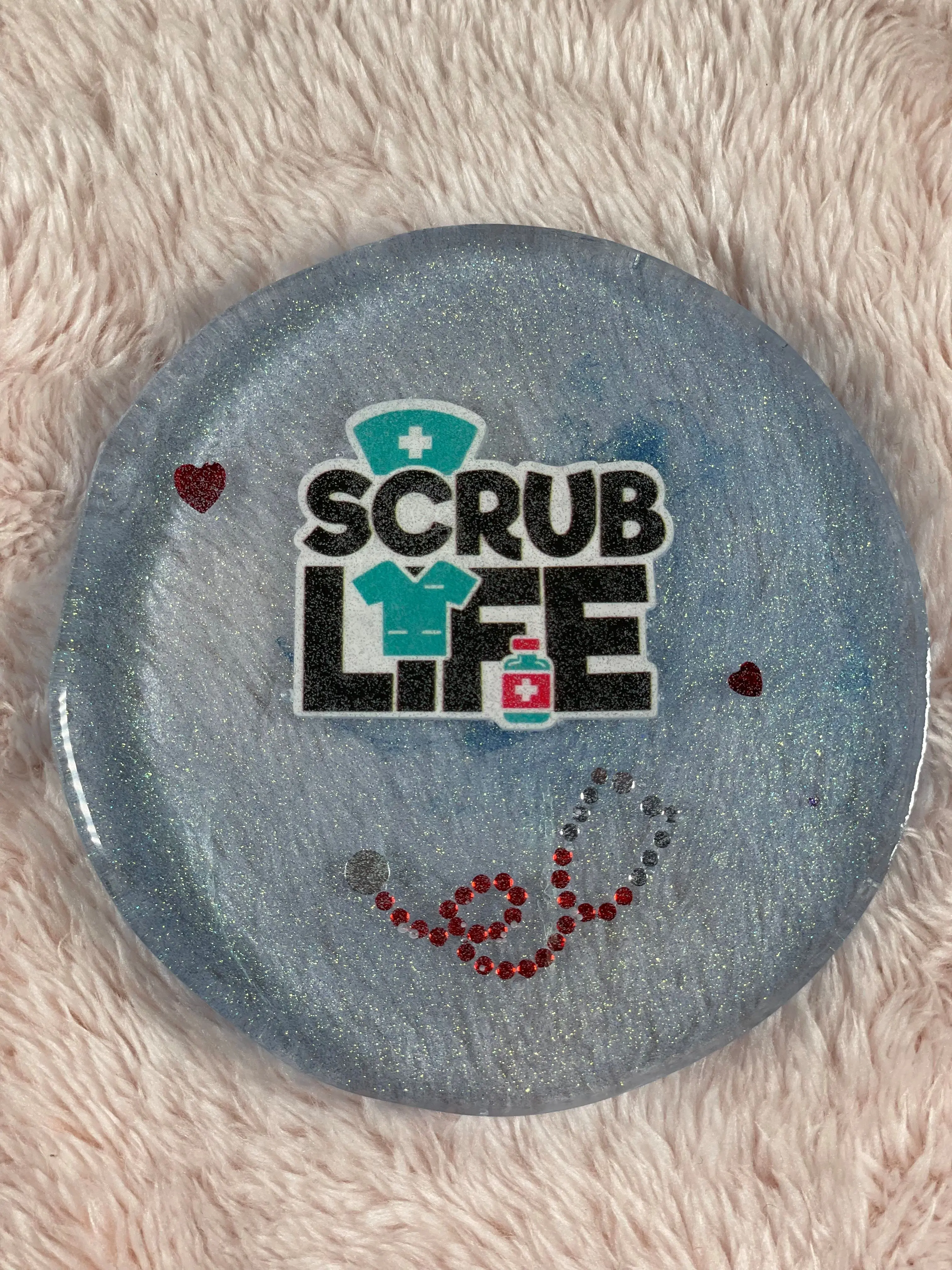 Scrub Life, Nurse Resin Coaster (Single) Funny Sayings, That Girl Coaster