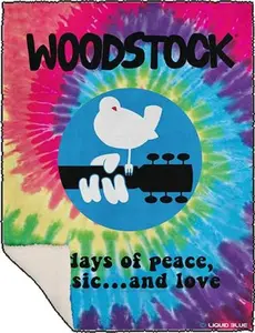 Woodstock Festival Throw Blanket