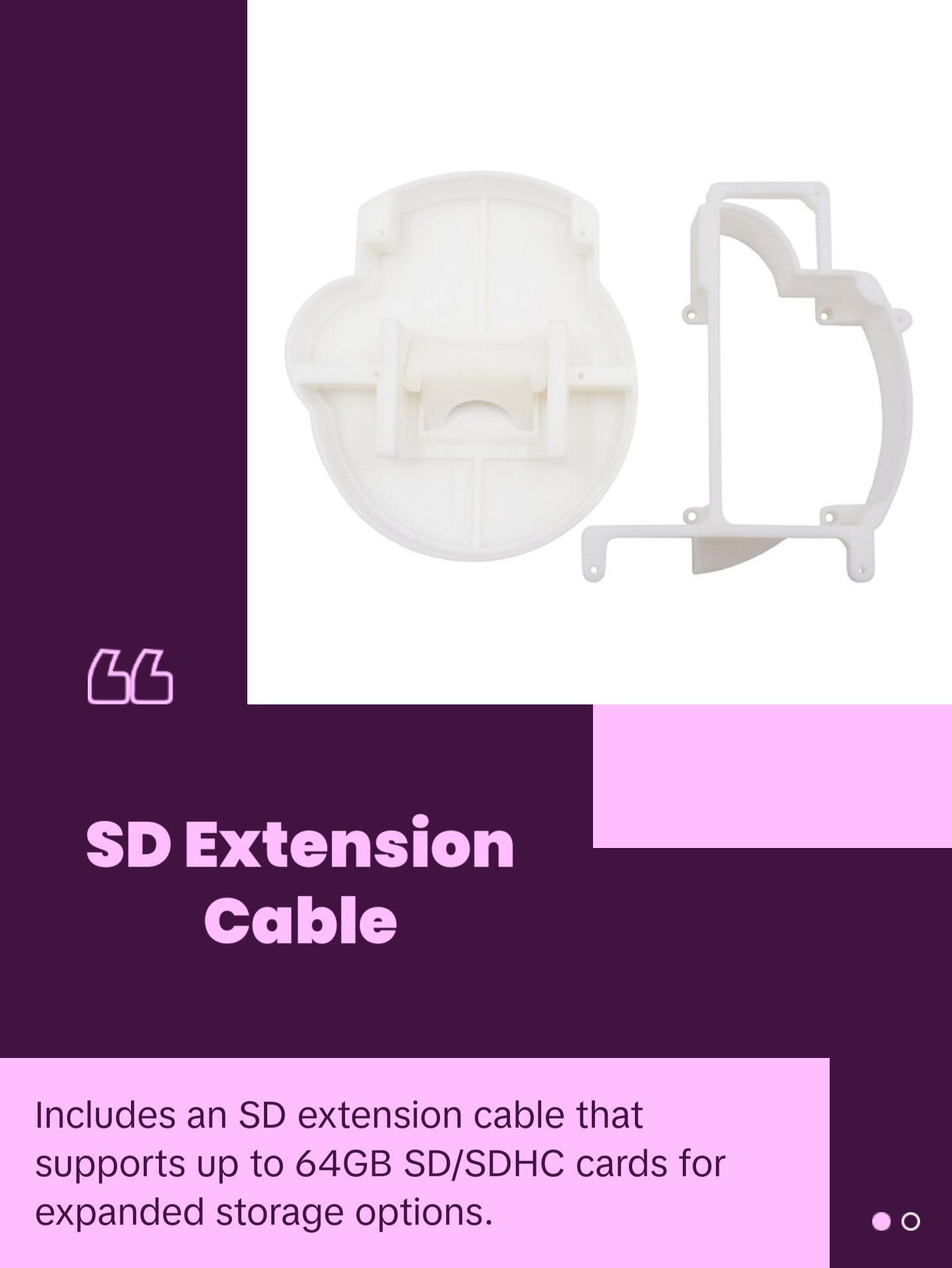 GC Loader 3D Printed Mount Kit with SD Extension Cable for GameCube
