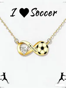 Soccer and Football Necklaces — Cute Sports Pendant Jewelry, Gifts for Athletes and Teams, Game Day Accessories, the Perfect Accessory Gift Choice for Player Enthusiasts and Fans