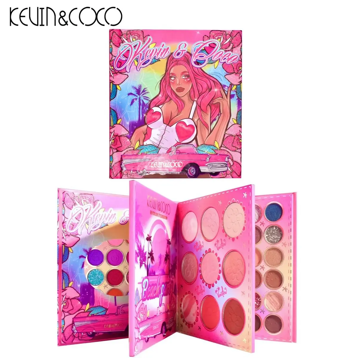 KEVINCOCO 69 color super runner hot girl sweet cool Eyeshadow