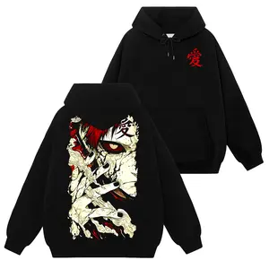 [Shinobi Shop] Limited Gaara Kazekage Shukaku Jinchuriki - Naruto Shippuden #210 Hoodie T-Shirt Sweatshirt, Retro Vintage Unisex Graphic 90s Cotton, Gift For Wibu, Anime Manga Y2K Streetwear