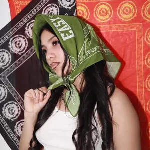 PINE TREE GREEN EASY TARGET COTTON BANDANAS