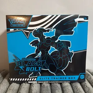 Pokémon Black Bolt Elite Trainer Box - Official Trading Card Game Expansion Pack for Collectors and Players