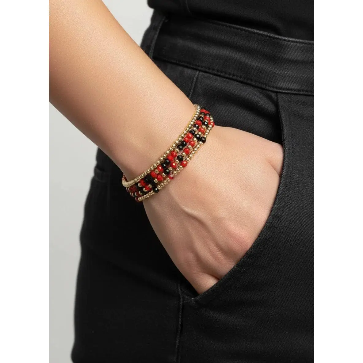 Hannah Bead Stretch Bracelets