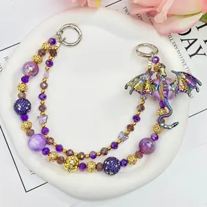 Dragon Bag Accessories,Decorated Handbag Strap, Fashionable Elegant Chain Strap for Handbag, Shoulder Crossbody Bag, Short Handle Replacement Charms