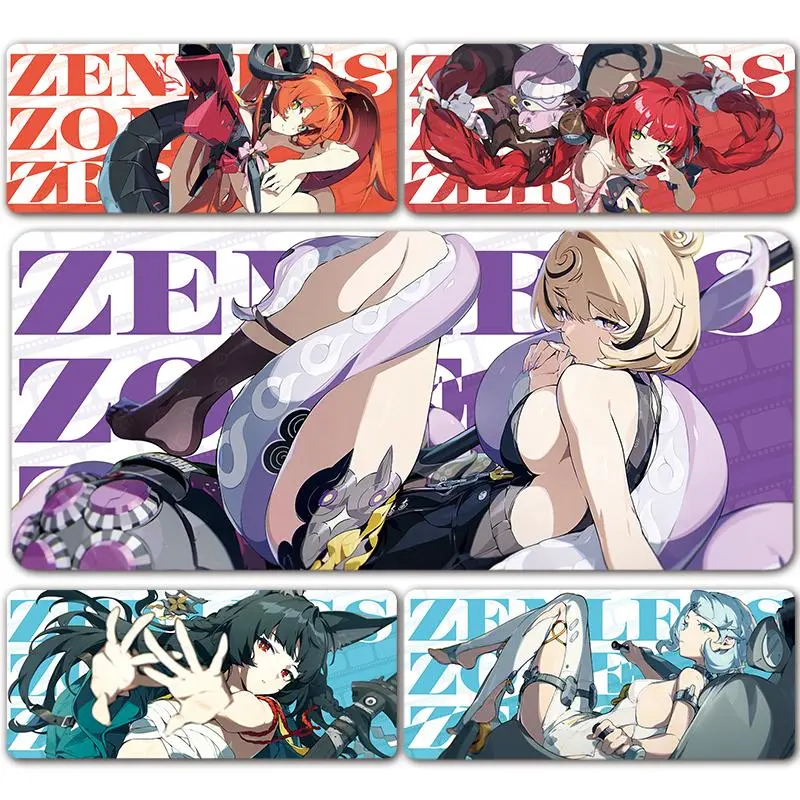 Yidhari Lucia Alice Hoshimi Miyabi SEED Mouse Pad ZZZ Zenless Zone Zero Table Mat Gaming XXL Anime Mousepad Keyboard Desktop Mat