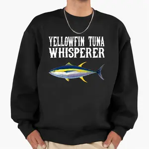 Yellowfin Tuna Fish Enthusiast Sweatshirt – Soft, Loose Fit, Unisex Style