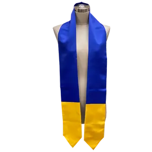 Ukraine Ukrainian Flag Graduation Stole, Sash, Premium flag stole, Special day Sash