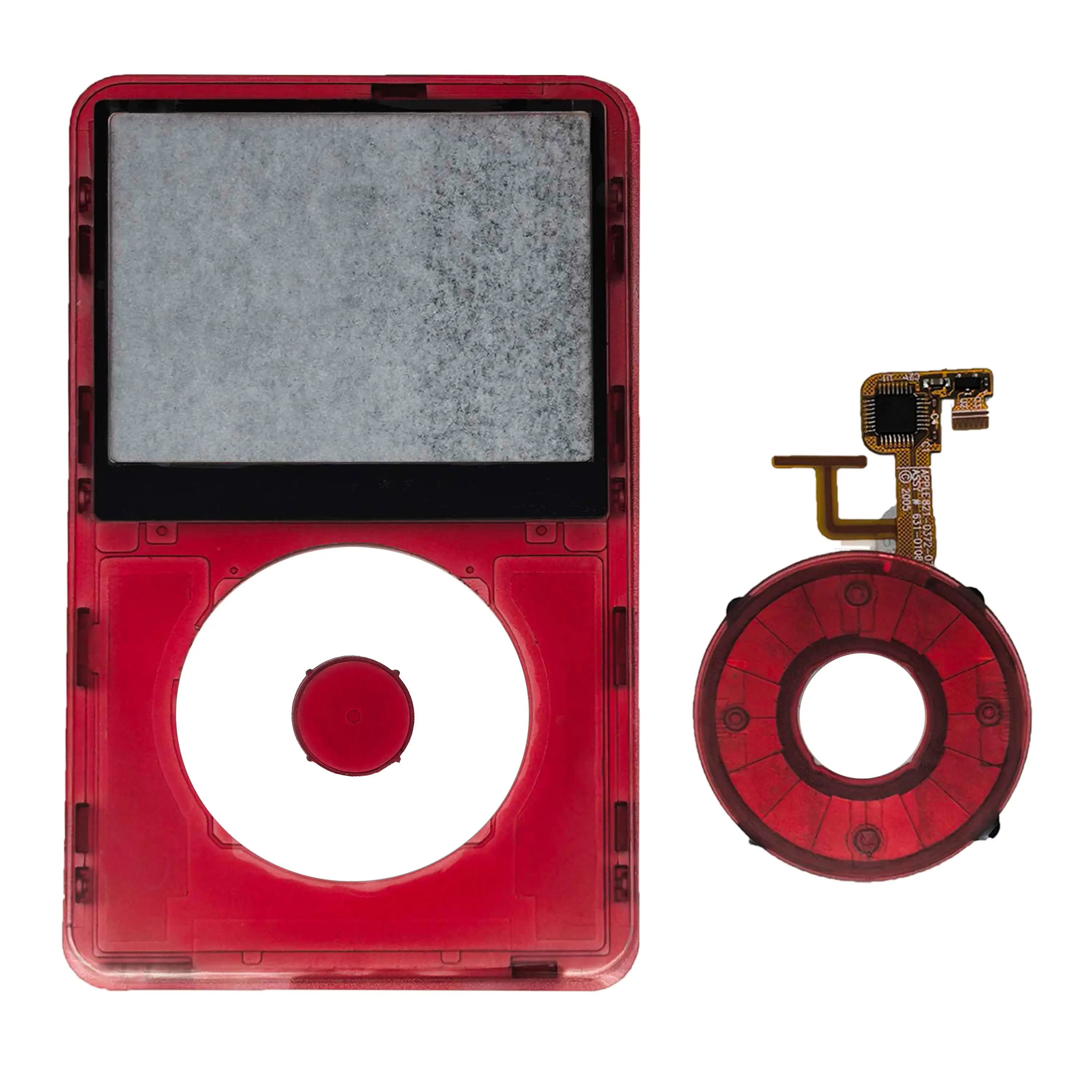 Red Face Plate Clickwheel Button For Apple iPod Classic 5th Gen Replacement