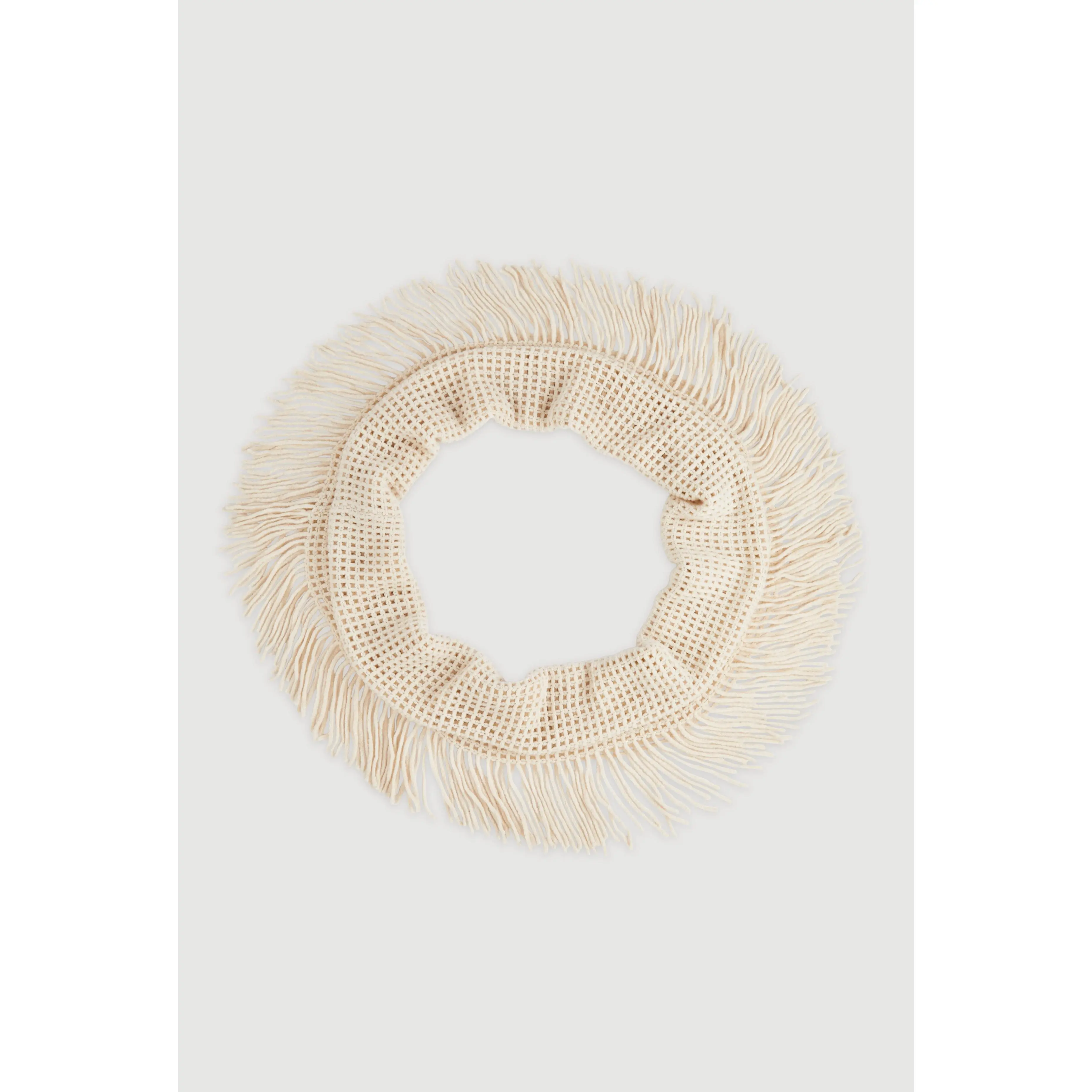 Fringed Infinity Scarf