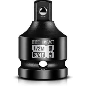 3/4" Female to 1/2" Male  Socket Adapter, 3/4-Inch  Socket Adapter Reducer, Chrome Molybdenum Alloy Steel