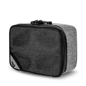 Sidekick L - Oxford Smell-proof Case with Built-in Combo Lock & SK9® Technology for Safe Storage Secure Your Supplies with Velcro Dividers