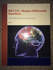 USED-Modern Differential Equations - MAT 275 Arizona State University by William Boyce (Paperback)