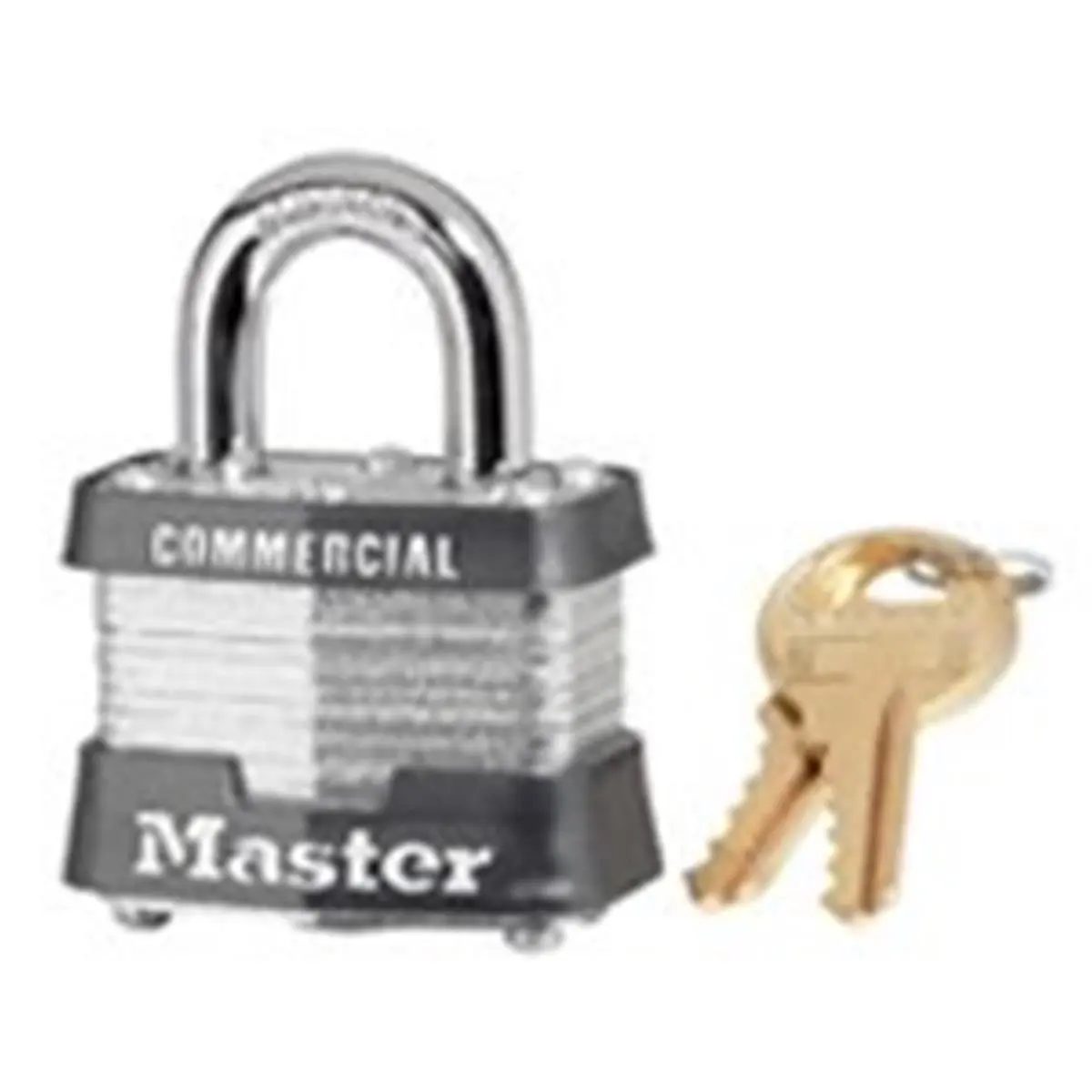 212 MAIN Dual-Locking Anti-Theft Metal Padlock with Brass Keys (Model 3KA0895) - 1-9/16 In. Steel Body, 40mm, .46 lbs, 5.75 x 9.25 x 12.19 in Keyed Lock for Automotive Security, Storage Units, Cabinet Lock