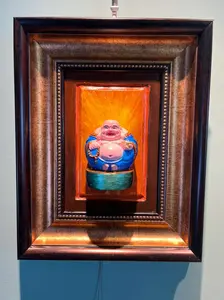 Home decor sculpture painting"Maitrera"15.4in*12.2in