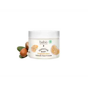 Babo Botanicals Sensitive Baby Fragrance Free Miracle Face Cream – EWG Verified – net wt. 2 oz / 57 g
