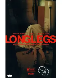 Osgood Oz Perkins signed 11x17 Poster Director, Writer - Longlegs