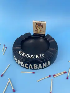1950s Bakelite Copacabana NY Ashtray and Matchbook