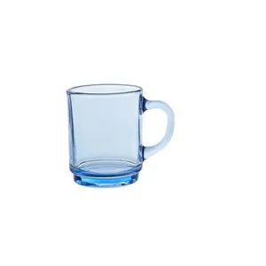 Duralex Versailles Stackable Glass Mug, Marine - 8 3/4oz.