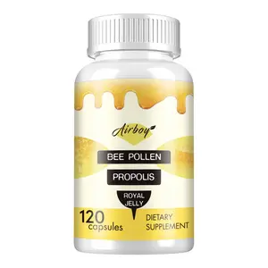 Airboy with Royal Jelly Propolis Bee Pollen -  120 Capsules
