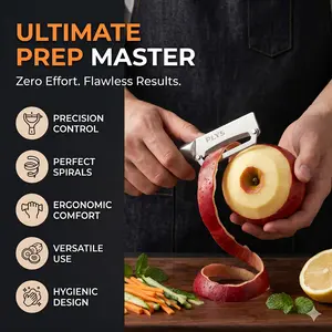 Premium Stainless Steel Vegetable Fruit Paring Knives with Wooden Handle Ultra-Sharp Fruit Peeler for Potatoes Apples Carrots Rust-Proof Kitchen Tool for Daily Cooking Prep