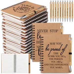 Custom Vintage Thick Cowhide Paper Notebook A5, Simple Advertising Printing Notebooks, Small Notebooks for School and Work, Vintage Material Paper