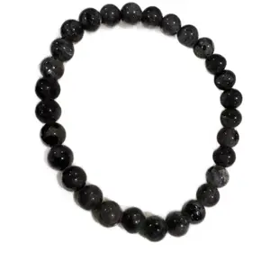 Larvikite 6 mm Crystal Bracelet- your manifest magnifier - amplify your manifests and align with the universe