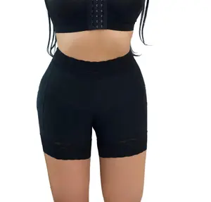 Lucia : Lace Higher compression shorts booty lift