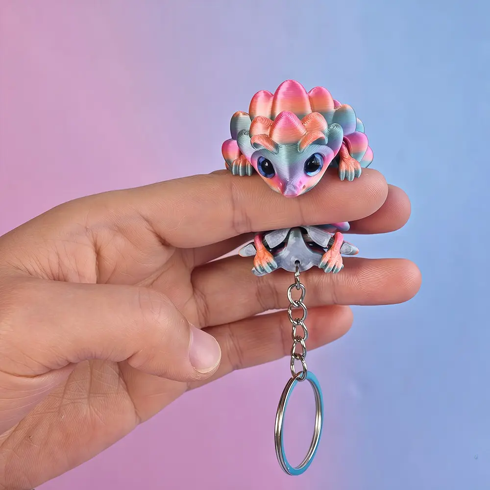 Cute Hedgehog Decorative Hanging Ornament, Vibrant Multi-Color, Perfect for Backpacks, Home Decoration, Book Bag Accessories, Cute Keychain, Aesthetic Keychain, Keychain Kawaii, Keychain Charm