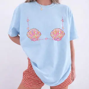 [Made in USA] Mermaid Bachelorette Shirts, Summer outfit womenwear, Summer Bikini shirt, Last Splash Beach Bachelorette, Last Toast On The Coast, Seashells Coastal Bridal Party Shirts