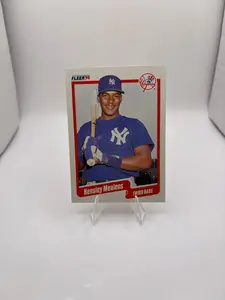 Fleer New York Yankees Third Base Hensley Meulens Trading Card Collectible Sports Memorabilia
