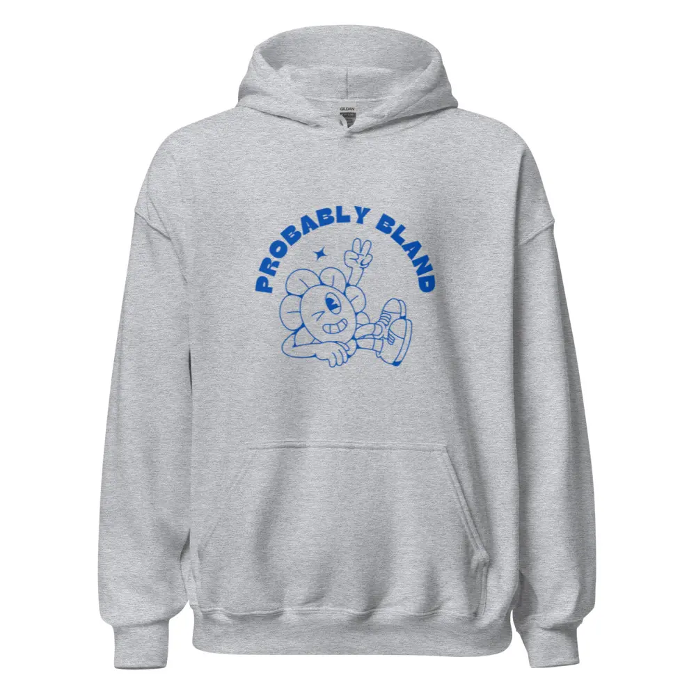 Men's Knit Polyester-Cotton-Spandex Hoodie, Athletic Pullover with Drawstring Double-Lined Hood, Kangaroo Pocket, Collar, Long Sleeves, Soft Touch, Quarter-Turn, Casual Menswear Top