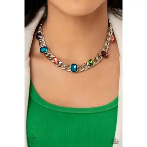 Audaciously Affixed - Multi Necklace ♥ Paparazzi Accessories