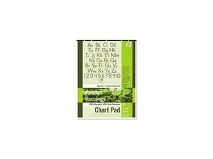 S.A.V.E Recycled Chart Pads, 1-1/2In Ruled, 24 X 32, White, 70 Sheets