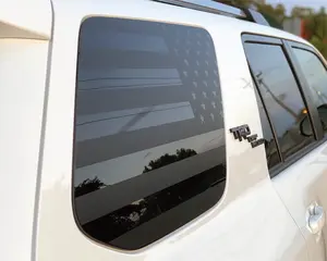 American Flag PrezisionCut Vinyl Window Decal — Fits 1996-2025 Toyota 4Runners — No Trimming Required