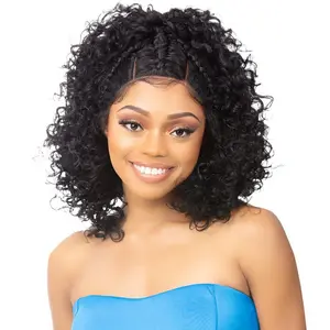 It's a Wig Nutique Illuze Glam Up Synthetic Hand-Tied Braided HD Lace Front Wig - ANGELCIA