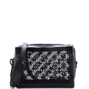 Pre-owned Louis Vuitton material Messenger Bags Soft Trunk Bag Monogram See Through Mesh by Rebag