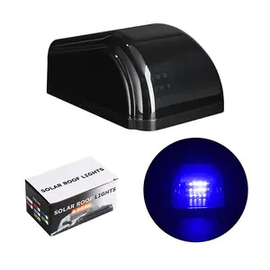 Solar Powered Cab Lights for Truck,Wireless LED Solar Cab Lights,No Drill Car Cab Lights,Upgraded Wireless Cab Lights for Truck SUV Cars,Solar Powered Led Pilot Lights Vibration Sensor Roof Lights,Cab Marker Lights,Car Stuff,Truck Accessories