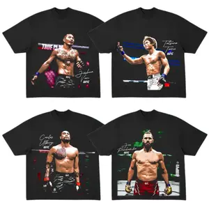 [UFC 327] Fight Night T Shirt, Prochazka Vs Ulberg Van Vs Taira Graphic Tee, MMA Event Shirt, Combat Sports Apparel, Gift For Men Women, Casual Wear